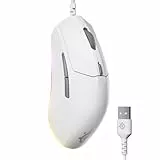 SteelSeries Rival 3 Gen 2 Gaming-Maus – 8.500 DPI TrueMove Core-Optiksensor – 60 Millionen Klicks garantiert – Niedrige Latenz – 77 g leicht – PTFE-Gleitfüße – RGB - Weiß