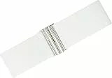 Ro Rox Damen Breiter Elastischer Taillengürtel im Retro Vintage Stil – Stretchgürtel für Kleider, 50er Jahre – Moderne Schnalle, Mehrere Farben - Weiß (M)