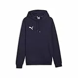 PUMA Herren Teamgoal Casuals Hoody Pullover, Puma Navy-puma White, L EU