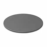 Weber Pizzastein - Groß (Ø 36cm), glasierter Cordierit BBQ Pizzastein, Schnelles aufheißen & Wärmeabgabe, passend für alle Grills (Holzkohle ab Ø 37cm, Gas, Pellet, Elektrisch) - Schwarz (18412)