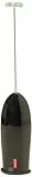 Bodum SCHIUMA Milchschäumer (Edelstahl, Batteriebetrieben) schwarz, 9.8 x 2.4 x 1.5