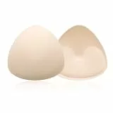 Sibba 1Paar BH-Einlagen Einsätze BH Insert Pads Push up Bra Dreieckige BH Polsterung Einlagen Wiederverwendbar Atmungsaktive Herausnehmbare Brustvergrößerer für Sport BH Bikini Tops Bademode Hautfarbe
