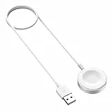 MoKo Magnetisches Ladegerät Kompatibel mit Huawei Watch GT6/5/4/3/2 Pro/Watch 5/4/3/Fit 4/Ultimate/D2 - Standard- und Pro-Modelle, Ladestation aus Aluminiumlegierung mit 100 cm Ladekabel, Weiß