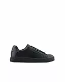 Armani Exchange Male London, Lace up Sneaker, Black, 43