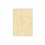 SIGEL DP907 Hochwertiges Marmor-Papier beige, A5, 100 Blatt, Motiv beidseitig, Briefpapier 90 g, aus nachhaltigem Papier