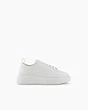 Armani Exchange Damen The Super Sneaker, Optisch weiß, 39 EU