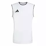 adidas Herren Entrada26 Sleeveless Jersey Shirt, White/Black, L
