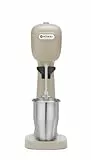 HENDI Getränkemixer, inkl. 2 Mischbecher, 4 Rührwerken, für Milchshakes, Freddo Cappuccino, Frappés, Milchshake Maker, Drink mixer, 0,5L, 230V/400W, 170x196x(H)490mm, ABS, Edelstahl, Karamell