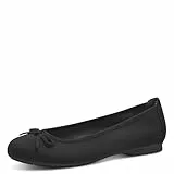 Jana Damen Ballerinas Elegant Vegan, Schwarz (Black), 39 EU