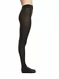 ESPRIT Damen Strumpfhose Plain W Ti Baumwolle Wolle einfarbig 1 Stück, Schwarz Black 3000-O, 38-40