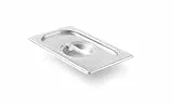 HENDI Gastronorm Deckel, geeignet für Gastronormbehälter, Chafing Dishes, Bain-marie, Backöfen, Gefrierschränke, temperaturbeständig von -40° bis 250°C, GN 1/4, 265x162mm, Edelstahl