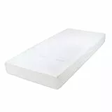 Genius eazzzy Matratzenschoner 90x200 cm | 38 cm Höhe | wasserdichte Matratzenauflage für Matratzen & Topper | besonders weich, atmungsaktiv und geräuschlos, Weiß