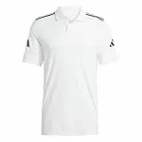 adidas Herren SQUADRA25 Cotton Polo, White/Black, L
