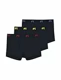 NAME IT Jungen nkmboxer 3p noos Unterhose, Schwarz, 134 EU