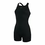 Speedo Damen Eco Endurance+ Legsuit Swimsuit| Chlorine Resistant | Recycled Fabric | Swim FitneS | Training | Holiday, Black, 40