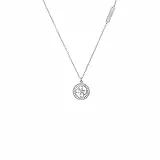 Guess - Edelstahlkette Anhänger, 4G-Logo - für Damen - Stahl