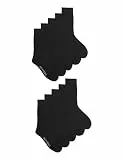 ONLY & SONS Herren Onsfinch Basic 10-pack Socken, Black/Pack:10 BLACK, 43-46 EU