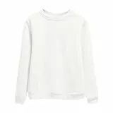 Gelbes Langarmshirt Damen Langarm Sweatshirt Einfarbig Rundhals Pulli Basic Y 2k Pullover Sweatshirt Ohne Kapuzze Gelbes Tshirt Longsleeve WeißSchwarz Braunes Oberteil (White, L)