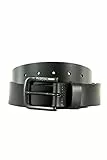 Levi's Men's Seine Metal Belt, Regular Black, 90