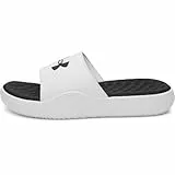 Under Armour Ignite Pro 8 Herren-Sandalen mit festem Band, (100) Weiß/Weiß/Schwarz, 10