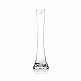 Sandra Rich Glasvase, Blumenvase SOLIFLEUR H. 32cm Ø 5cm + 8,5cm transparent