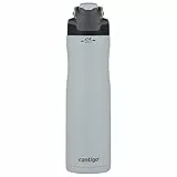 Contigo Trinkflasche Autoseal Chill Macaroon, Edelstahl Wasserflasche mit Autoseal Technologie, Isolierflasche hält Getränke bis zu 28 Stunden kalt auslaufsicher, BPA-frei, 720 ml