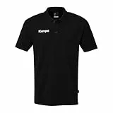 Kempa Herren Classic Shirt Polohemd, Schwarz, XXL EU