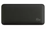 Glorious Gaming Padded Mouse Wrist Rest - gesteppte Ränder, glatte Stoffoberfläche, rutschfester Gummiboden, mittlere Festigkeit, 200 x 100 x 17mm - Black-Stealth