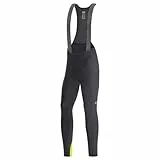 GOREWEAR Herren Thermo Fahrrad-Trägerhose mit Sitzpolster, C3