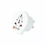 SKROSS Country Adapter World to Australia/China: Reiseadapter für Reisen in Länder, die den australischen Standard verwenden 1.500222, Weiß, ohne USB