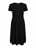 ONLY MATERNITY Damen Olmmalaya S/S O-Neck Abk Dress JRS Noos, Black, M