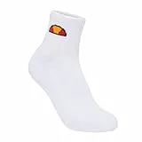 ellesse Tallo Knöchelsocken, Weiß, Größe 43-45, 3 Stück