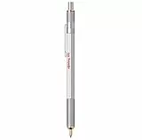 rOtring 800 Kugelschreiber | mittlere Spitze | silberner Tinte | schwarzer Schaft | nachfüllbar