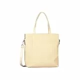 TOM TAILOR Rosa Damen Shopper Umhängetasche Reißverschluss Mittelgroß Beige