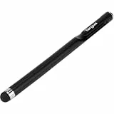 Targus AMM165AMGL Antimikrobieller glatter Stylus-Stift für Smartphones und Touchscreens, schwarz Extrem leicht Zum Skizzieren, Notieren, Bearbeiten von Fotos