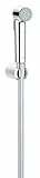 GROHE Tempesta, Bidet-Set für das WC (Bidet-Duschkopf mit 1 Strahlart, Duschschlauch 1,25m und Wandhalterung, langlebige Oberfläche, leicht zu reinigen), chrom, 27513001