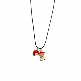 jtkhaweh Halskette Ketten Schmuck Herren Frauen Anhänger Necklace Süße Apple Core Halskette 4026