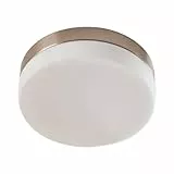 Lindby Deckenlampe Bad IP44 Ø 18 cm, Deckenleuchte 1x E27 ohne Leuchtmittel Wohnzimmerlampe Esszimmerlampe Flurlampe Badezimmerlampe Badleuchte