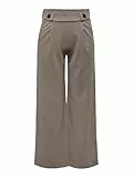 JdY Damen Jdygeggo New Long Pant JRS Noos Hose, Driftwood/Detail:Black Buttons, M / 30L EU