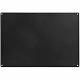Magnettafel Magnetboard aus Metall - 58 x 40 Magnettafel Schwarz - Magnetwand inkl. Befestigung