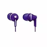 Panasonic RP-HJE125E-V ErgoFit Kabelgebundene Ohrkanalhörer, In-Ear Kopfhörer mit individueller Passform, 1,1 m langes Kabel, 3,5-mm-Klinkenstecker, Violett