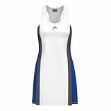 HEAD Damen Club 25 Women Tennis Dress, Royal White, S EU