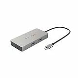HyperDrive 5-Port USB-C Hub, Works with Chromebook Zertifiziert, HDMI 4K 60Hz Ausgang, Silber