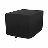 Abdeckung passend für Ninja Woodfire Outdoor Oven (OO101EU), schützende wasserdichte Abdeckung kompatibel mit Woodfire Pizza Oven 420D Oxford, Schwarz
