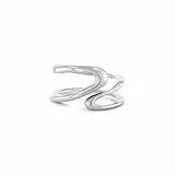 Calvin Klein Offener Ring für Damen Kollektion CK STATEMENT LINKS aus Edelstahl - 35000751E