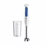 Braun Stabmixer MultiQuick 3 MQ30001M, PowerBell VPlus Technologie, 2 Geschwindigkeiten, EasyClick Plus System für Zubehör, SplashControl Technologie, inkl. 600ml Becher, 900W, Weiß