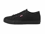 Levi's Herren Hernan Sneakers, Full Black, 42 EU