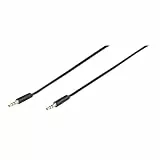 Vivanco 46/10 03FG Audio Anschlusskabel [1 x Klinkenstecker 3,5 mm - 1 x Klinkenstecker 3,5 mm] 0,30 m schwarz