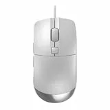 CHERRY XTRFY M50, Leichte Kabelgebundene Gaming-Maus, Ergonomische Form für Optimalen Komfort und Kontrolle, 5 On-Board-Profile, USB-A Anschluss, Weiß