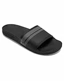 Quiksilver Rivi Slide - Slider Sandals for Men, Peeptoe Sandalen, Schwarz (black/black/grey XKKS), 43 EU (9 UK)